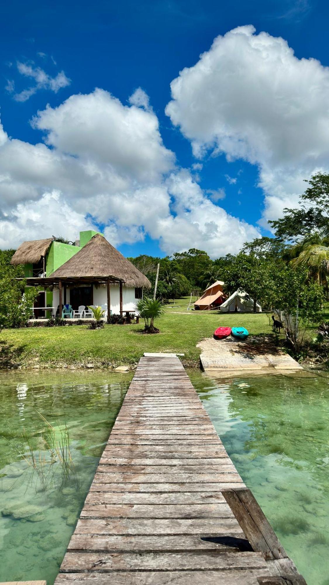 Luigi'S Glamping Apartment Bacalar Ngoại thất bức ảnh